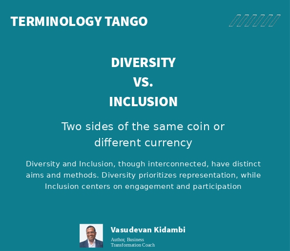 Diversity and Inclusion: Two Sides of the Same Coin or Different Currency?