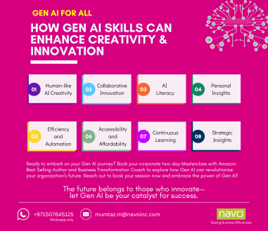 How can Generative AI Skills Enhance Creativity and Innovation Within a Company