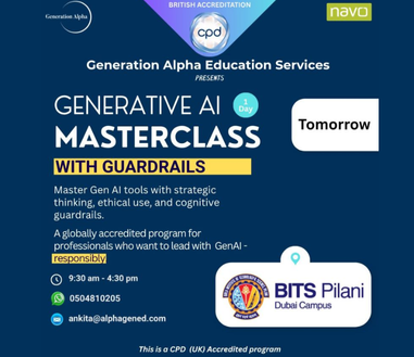 Gen AI Masterclass with Guardrails at BITS Pilani Dubai Campus